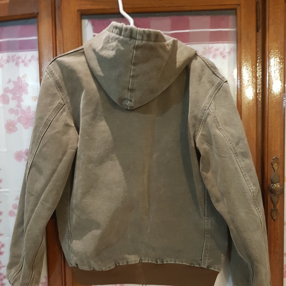 🚫SOLD🚫Vintage Carhartt Denim hoodie Jacket - Picture 2 of 6